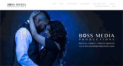 Desktop Screenshot of bossmediaproductions.com
